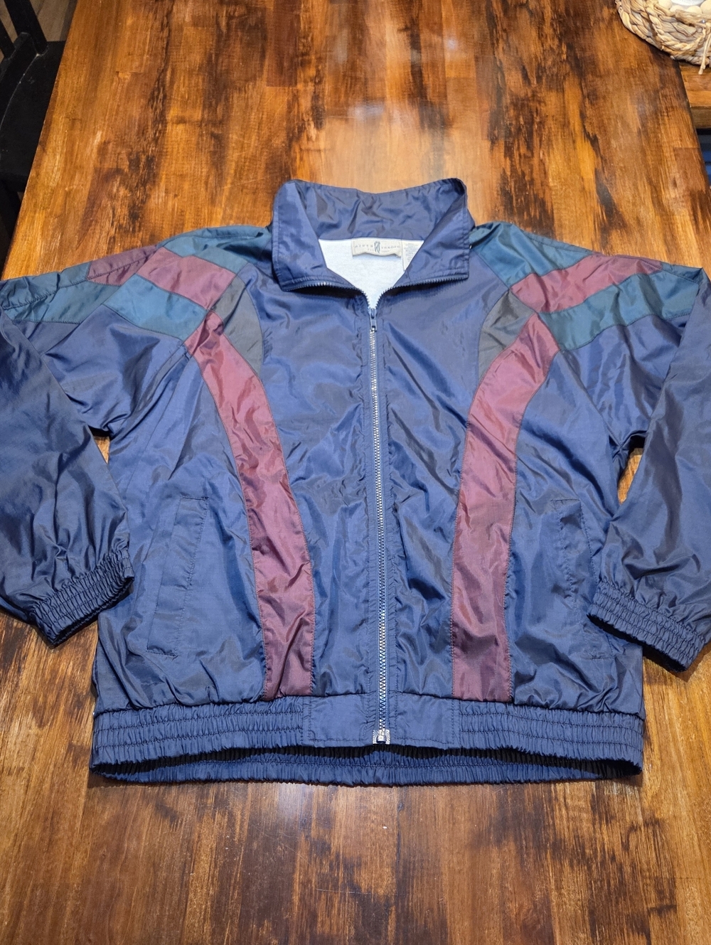 Vintage River Trader Vintage Windbreaker Jacket, men’s medium 80s lined Nylon